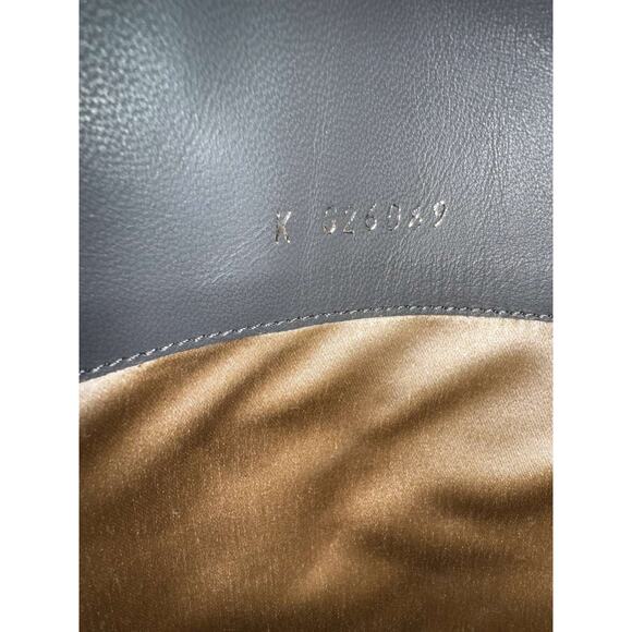 Chanel Grey Leather Knee-High Boots - Size 39.5 - Picture 6 of 6